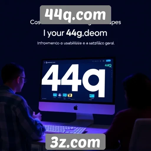 Impacto do design visual na experiência do usuário no 44q.com